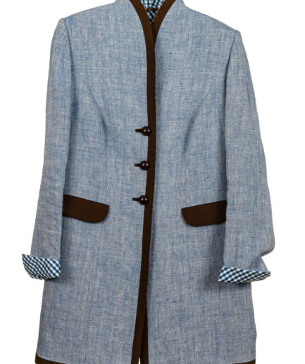 Sobretudo modelo chinês peça numerada